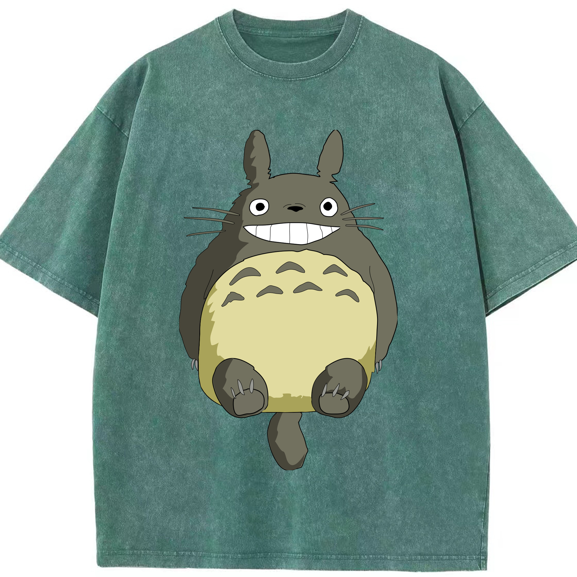 （画像用） となりのトトロ 草壁メイ 草壁サツキ My Neighbor Totoro Satsuki Kusakabe Mei Kusakabe 綿100% ヴィンテージ風 半袖Tシャツ（フロントプリント）